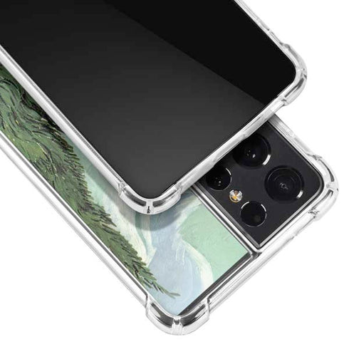 Vincent Van Gogh Wheatfield with Cypresses Galaxy S21 Ultra 5G Clear Case